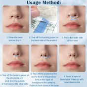 Resim 80 adet/40 adet/20 adet Tek Kullanımlık Şeffaf Burun Bandı, Burun ve Yüz Güzellik Araçları İçin Uygun, Ev ve Güzellik Salonu İçin Uygun 