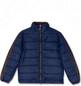 Resim Lacivert Logolu Unisex Çocuk Mont 