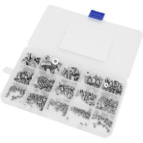 Resim Jeemson 320 Adet M2-m6 304 Paslanmaz Çelik Gömme İç İçgen Somun Seti - Transparan Kutuda - Ev, Ofis Ve Makine Sanayi Kullanıma Uygun 