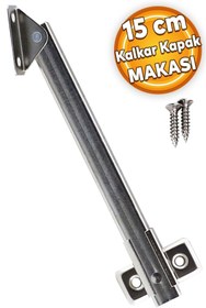 Resim Badem10 Kalkar Kapak Makası Dolap Çekmece Metal 15 Cm Sessiz Açma Kapama Amortisör Piston 