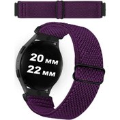 Resim Kingnob Saat Kayışı 20mm 22mm + Samsung Uyumlu Amazfit Huawei Garmin 290743466 