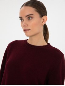 Resim Pierre Cardin Kadın Vişne Kazak /triko 50316310-vr223 Vişne 