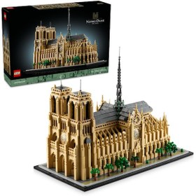 Resim LEGO® Architecture Notre Dame Katedrali 21061 - Yetişkinler için Dekoratif ve Sergilenebilir Model Yapım Seti (4383 Parça) 