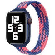 Resim Küçük Bel Tek Döngü Naylon Örgü Saat Kordonu iOS Uyumlu Ultra 49mm-watch Ultra 2 49mm / Seri 9-8 Se 3-se Akıllı Saat Aks. 47199241 