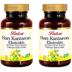 Resim Balen Sarı Kantaron Ekstraktı (St. John's Wort) 375 MG 2x60 Kapsül 