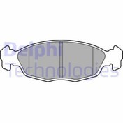 Resim DELPHI LP702 Fren Balatasi On Wva 21311 (Opel: Corsa B-Tigra) 1605087 1605881 (WC225311) 