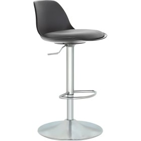 Resim Boombar Nadya Bar Sandalyesi - Gri Deri - 9537S0125 