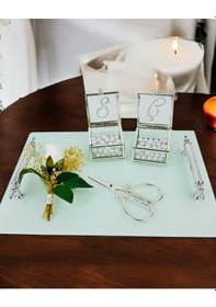 Resim Harmonize Beyaz Söz Tepsisi Ve Damat Kahve Fincanı Pembe Pembe 