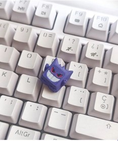 Resim Gengar Özel Tasarım Keycap Mekanik Klavyeler İçin 