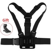 Resim Göğüs Kemeri 2-shoot Gopro Hero Için Ayarlanabilir Kafa Kayışı Göğüs Kemeri 10 9 8 7 Siyah Xiaomi Yi 4k Sjcam Sj4000 H9r Insta 360 Bir X2 Aksesuar 