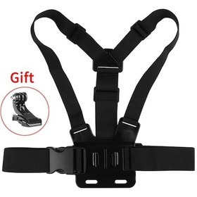 Resim Göğüs Kemeri 2-shoot Gopro Hero Için Ayarlanabilir Kafa Kayışı Göğüs Kemeri 10 9 8 7 Siyah Xiaomi Yi 4k Sjcam Sj4000 H9r Insta 360 Bir X2 Aksesuar 