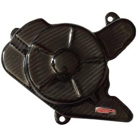 Resim GP Kompozit Bajaj Pulsar NS 200 2011-2024 Uyumlu Karbon Fiber Motor Koruma Kapağı Siyah 