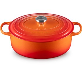 Resim 31 cm Döküm Oval Güveç, Dayanıklı ve Şık Tasarım 