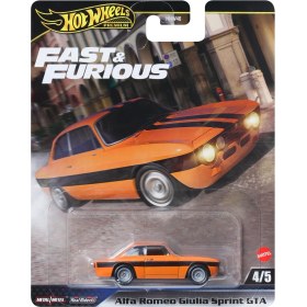 Resim Hot Wheels Hızlı ve Öfkeli Premium Arabalar Alfa Romeo Giulia Sprintt Gta JBM04 