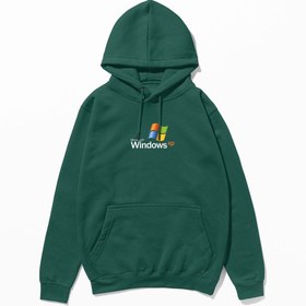 Resim Windows XP - Hoodie - XL / Yeşil 