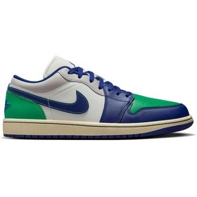 Resim Air Jordan 1 Low 'deep Royal Blue' Erkek Basketbol Ayakkabısı 553558-147 Çok Renkli 