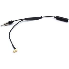 Resim Dab + Anten Ayırıcı Adaptörü Araba Radyo Adaptörü Jvc Kenwood Sony Alpine Pioneer İçin Yedek 