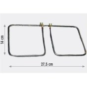 Resim Tost Makinesi Rezistans 23 cm x 13 cm 900 Watt 110 V 