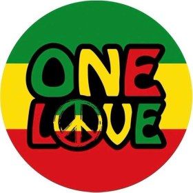 Resim Wenchang Shop C Stil P Vintage Rasta Lisans Levhası One Love Vinil Araba Sticker Buzdolabı Dıy Çıkartma Sörf Tahtası Dekorasyonu - 13 cm x 6.6 cm (Yurt Dışından) 