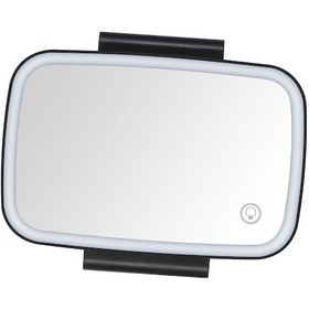 Resim Hallow Led Işıkları İle Güneşlik Ayna Makyaj Güneş Gölgeleme 