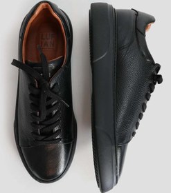 Resim Lufian 111230187 Tommy Casual Deri Erkek Sneaker Ayakkabı SİYAH 