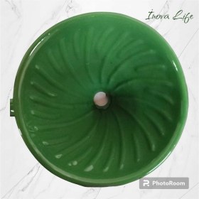 Resim Tekno Trust 600 ml ve Üzeri Inova Life Yeşil V60 02 Seramik Dripper Kahve Demleme Ekipmanı Seramik 