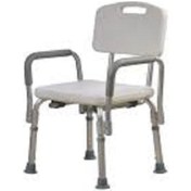 Resim Kolçaklı Duş Sandalyesi Banyo Taburesi 