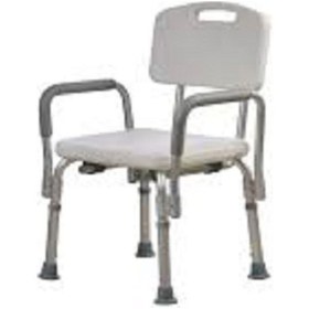 Resim Kolçaklı Duş Sandalyesi Banyo Taburesi 