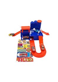 Resim Toysan 5 Metal Yarış Aracı Ve Garaj Oyun Seti Toy-33,çocuklar İçin Garaj Seti Ve Arabalar 