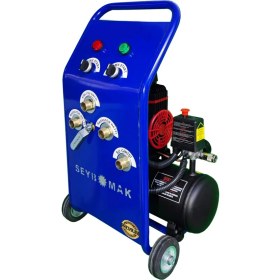 Resim Seybomak Havalı Petek Temizleme Makinesi Çift Yönlü 1,2 Hp 2100 Devir 
