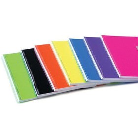 Resim Komeks Spiralli Defter Plastik Kapak Kareli 120 YP A4 120/4 SA4 