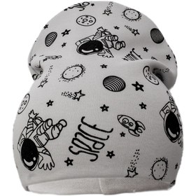 Resim mstyild Astronot Space Baskılı Penye Bebek Bere 
