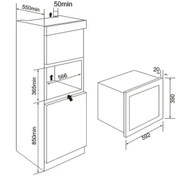 Resim Cucinox MAG 2305 23 lt Mikrodalga Fırın 