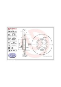 Resim Audi A6 C7 Fren Diski On 2011-2018 Brembo 09b97211 2adettir 