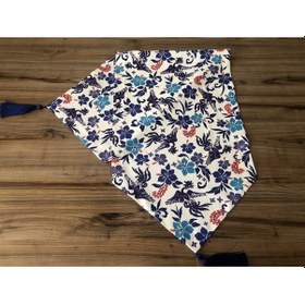 Resim Blue Blanc Çiçek Desenli Runner Çok Renkli 