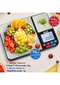 Resim Voit Sc21 Hassas Mutfak Terazisi-lcd Ekranlı Dijital Tartı 