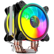 Resim Gametech Hd6.2 Pro Cpu Soğutucu 2X12 Cm Led Fan Intel Amd 2011 