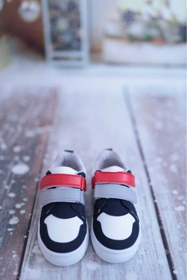 Resim macco shoes Unisex Renkli Cırtlı Çocuk Bebek Spor Ayakkabı 