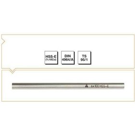 Resim Makina Takım 12X100 HSS - E (%10Co) DIN 4964A Yuvarlak Kesitli Torna Kalemi 