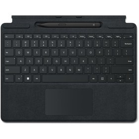 Resim Microsoft Surface Pro 8, 9 ve Pro x Uyumlu Türkçe Klavye ile Slim Pen 2 – 8X6-00015 – Siyah 