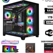 Resim XASER Lexus x760 Ryzen 5 7500F 32GB DDR5 Ram 1TB M.2 NVMe SSD 16GB RX9060 XT Sıvı Soğutmalı Masaüstü 
