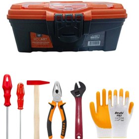 Resim Nalburun Rolart Takım Çantası Seti El Aleti Seti 7 Parça Set 