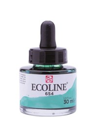 Resim Talens Ecoline Sıvı Suluboya 30ml - Fir Green 654 