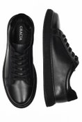 Resim ALTA GRACIA Erkek Siyah Sneakers Hakiki Deri Ayakkabı Rahat Tabanlı Günlük Ofis Ortopedik Kaymaz Okul Casual Şık 