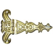 Resim Dekoratif, Sac Tek Kuyruklu Menteşe - 69x102 Mm, Büyük, Sarı, 100 Adet 