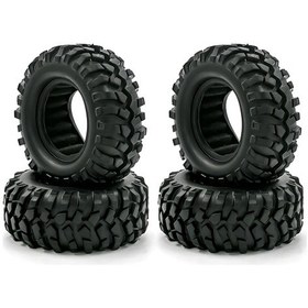 Resim Fosenze 1/10 Rc Araba İçin 4 Adet Kauçuk Lastik, Trx4 Scx10 90046 90047 Cc01 Uyumlu, Dış Çap 96mm Genişlik 40mm 