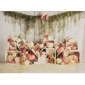 Resim Leezsing Fotoğraf Çekimi İçin Çiçek Desenli Polyester Fon Perdesi 2.1x1.5m Çok Renkli 