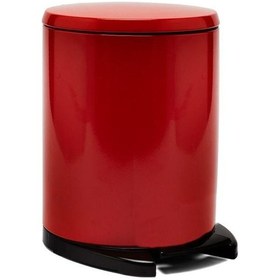 Resim Primanova Cigo Kırmızı İçi Kısım Siyah 6Litre Çöp Kovası 