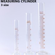 Resim 25/50/100ml Dereceli Ölçüm Şişesi Laboratuvar Ekipmanı 