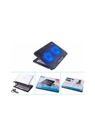 Resim N99 Çift Fanlı Laptop Soğutucu Led Işıklı Ayarlanabilir Dizüstü Bilgisayar Standı 